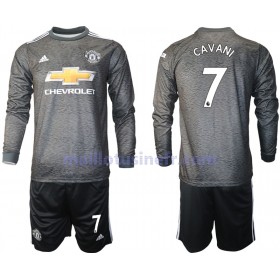 Maillot de Foot Manchester United Edinson Cavani 7 Extérieur 2020-21 Manches Longues - Enfant